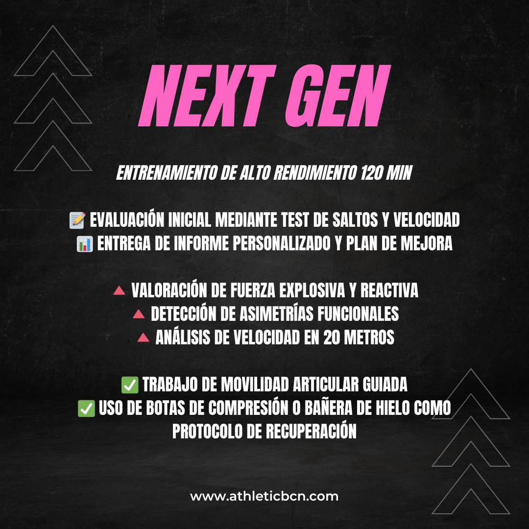 Entrenamiento de NEXT GEN 120 min. PAGO PUNTUAL